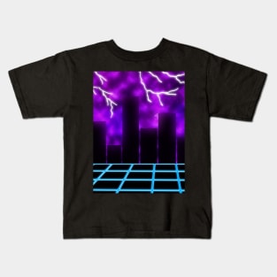 Synthwave Inspired Environment Kids T-Shirt